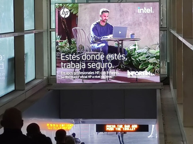 Inforein en el aeropuerto de Barcelona