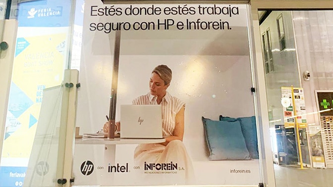 Inforein en la estación de AVE de Valencia