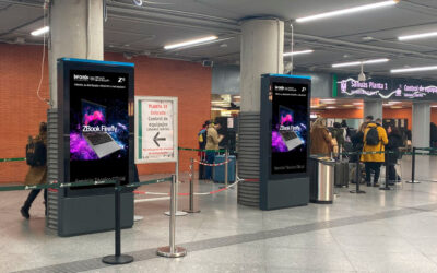 Inforein y HP en la estación de Atocha de Madrid