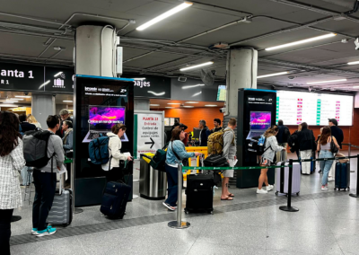 Inforein y HP en la estación de Atocha de Madrid