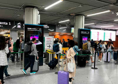 Inforein y HP en la estación de Atocha de Madrid