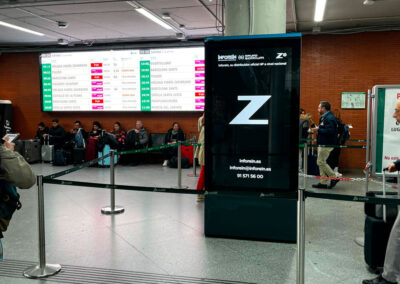 Inforein y HP en la estación de Atocha de Madrid