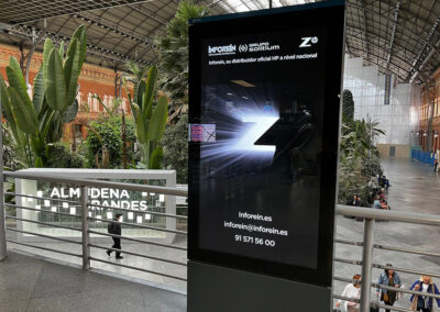 Inforein y HP en la estación de Atocha de Madrid