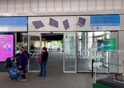 Inforein y HP en la estación de AVE de Valencia