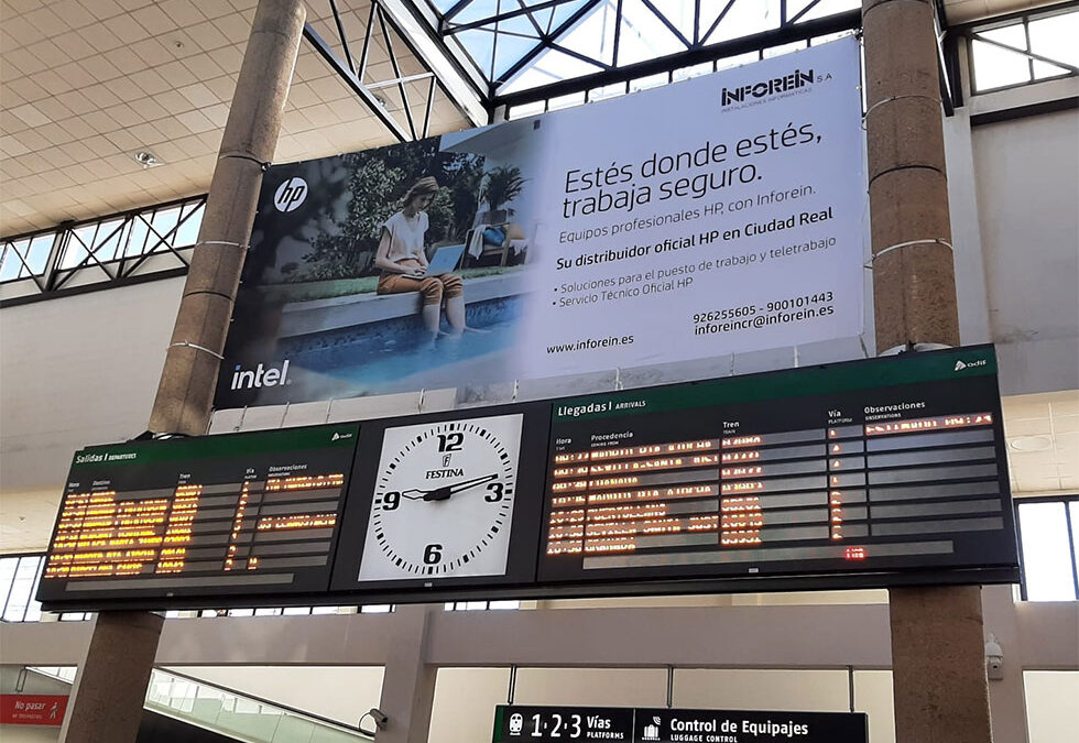 Inforein en la estación de AVE de Ciudad Real